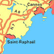 Cannes / Nice / Monaco / Antibes / Saint Raphael / Cote d'azur