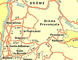 Drome provencale / Itin&eacute;raire Roman du Tricastin